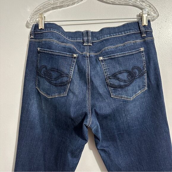 White House Black Market Jeans Crop Blanc Women's Size 10 - Picture 4 of 9